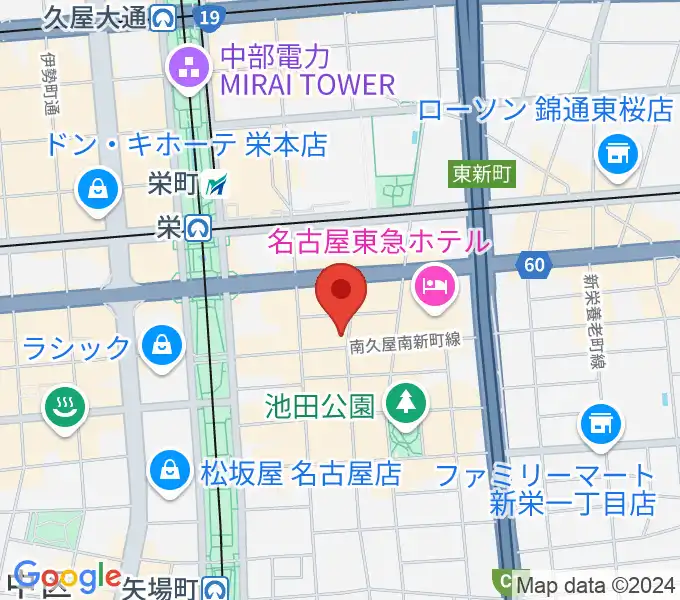 名古屋JB’Sの地図