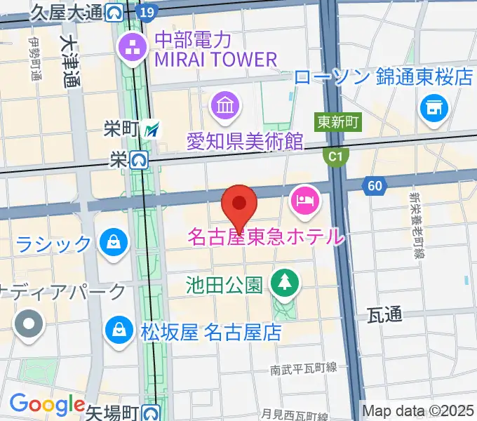 名古屋JB’Sの地図