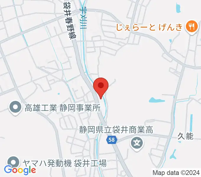 袋井マムゼルの地図