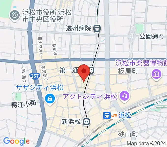 浜松メリーユーの地図