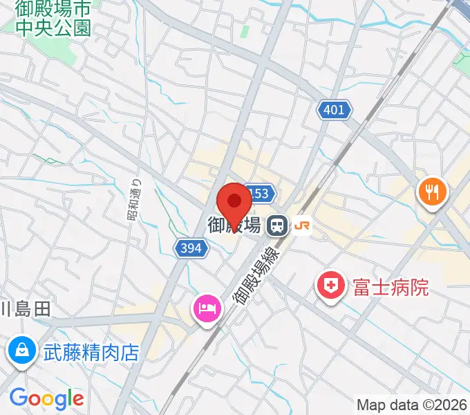 御殿場カジュアルの地図