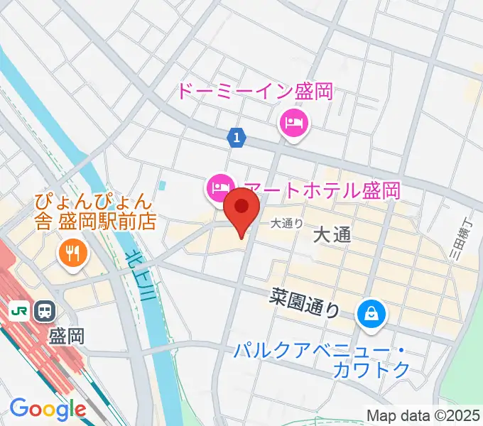 東山堂クロステラスセンターの地図