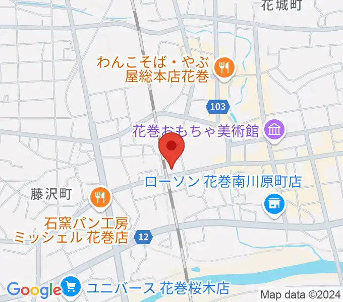 正時堂本店の地図