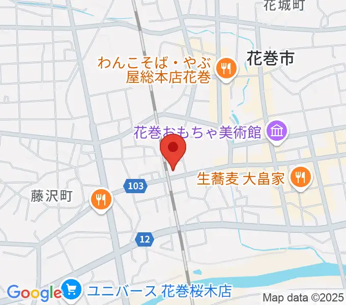 正時堂本店の地図