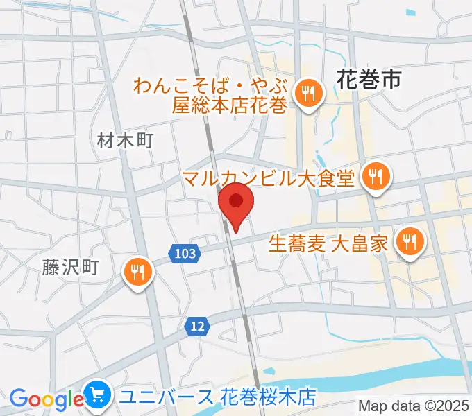 正時堂本店の地図