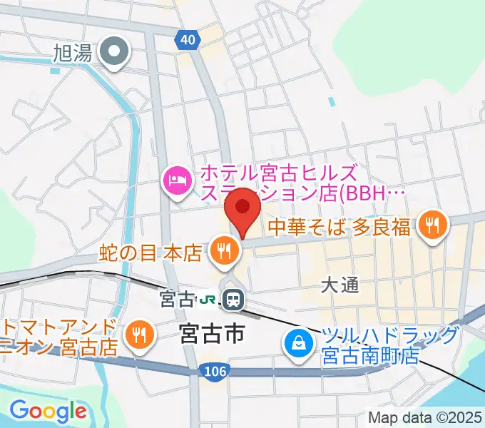 リラパークこなり小成楽器の地図