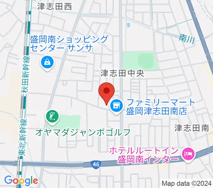 ランディア東山堂 津志田センターの地図