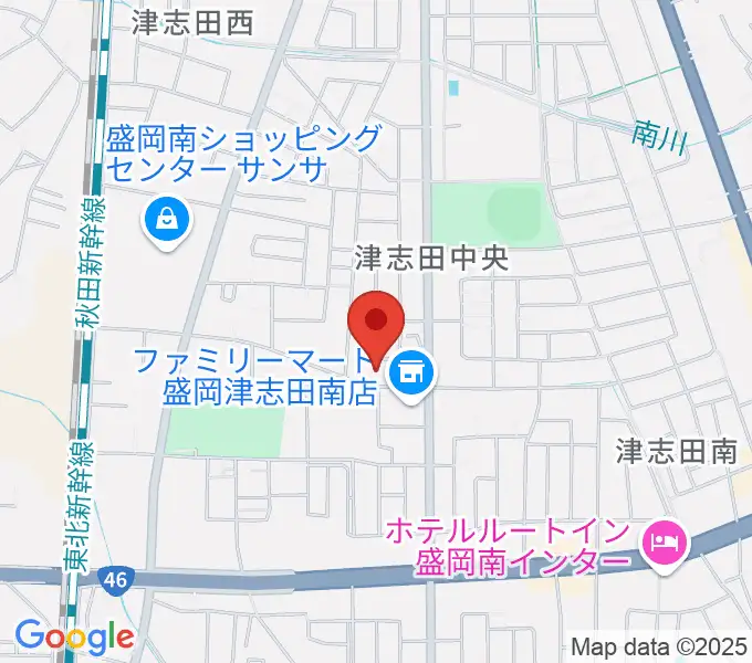 ランディア東山堂 津志田センターの地図