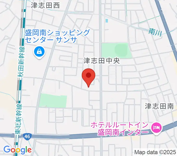 ランディア東山堂 津志田センターの地図