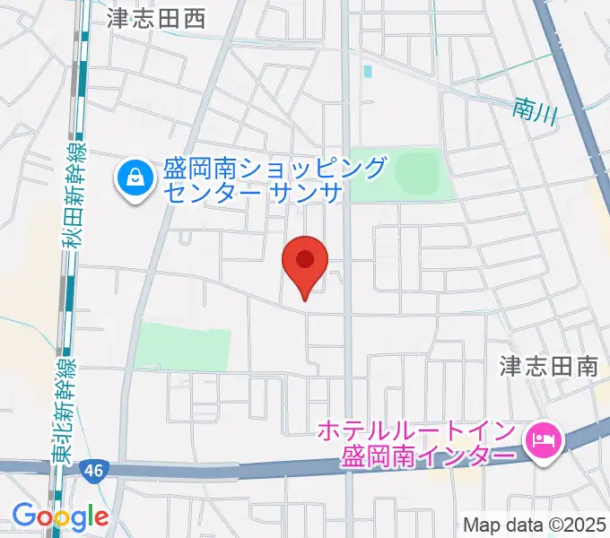 ランディア東山堂 津志田センターの地図