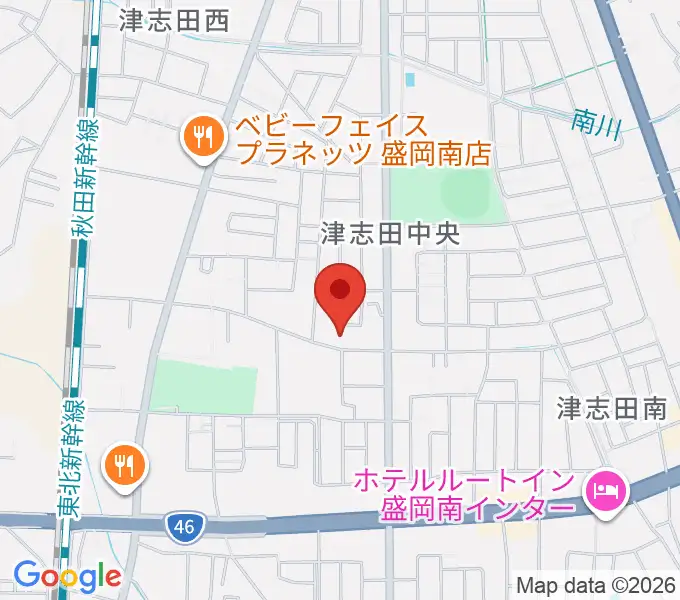 ランディア東山堂 津志田センターの地図