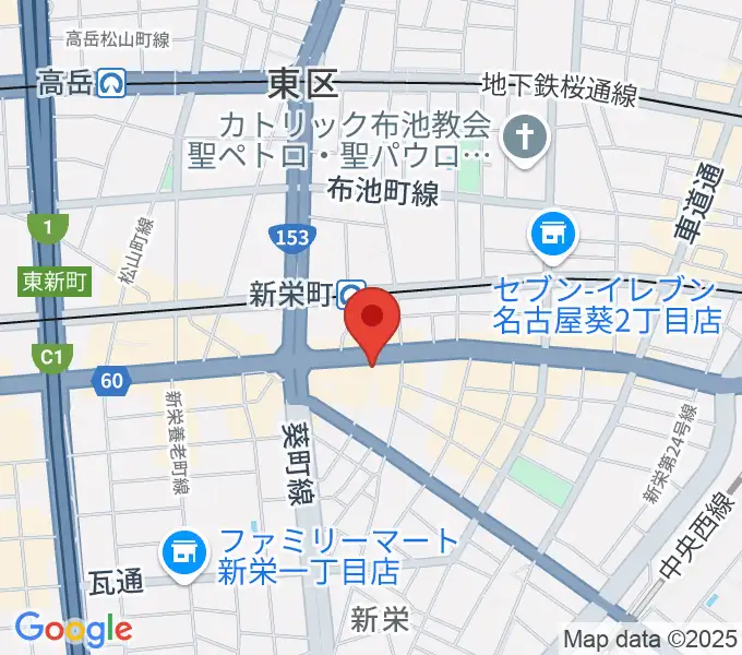 新栄Live & Lounge Vioの地図