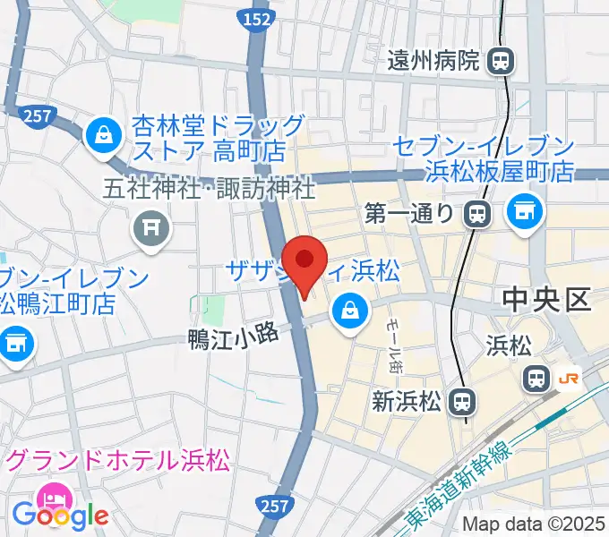 浜松SECONDの地図