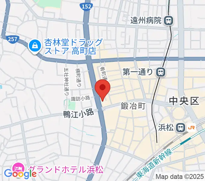 浜松SECONDの地図