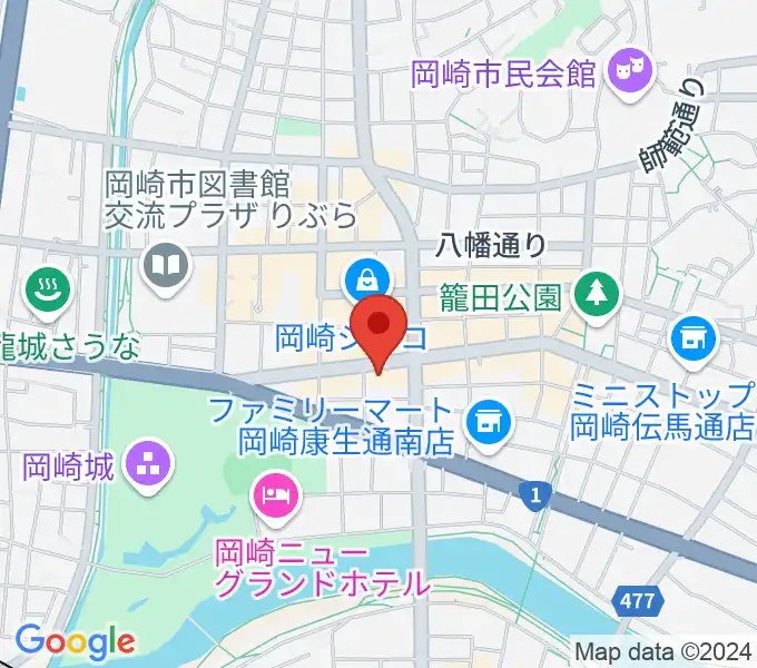 ひかりのラウンジの地図