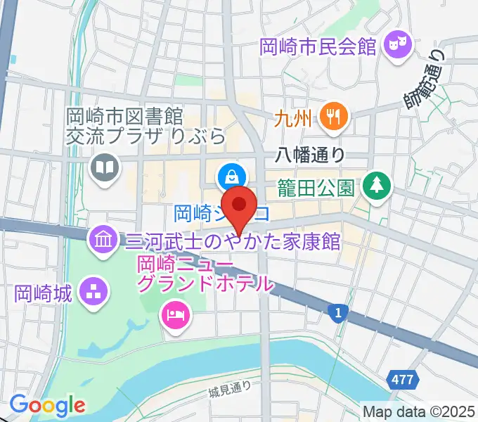 ひかりのラウンジの地図