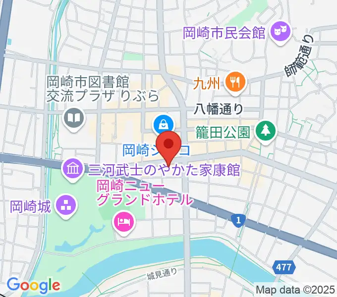 ひかりのラウンジの地図