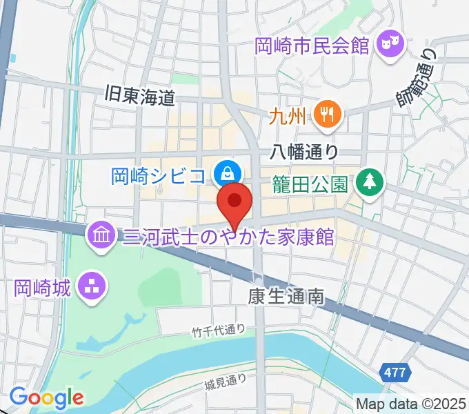 ひかりのラウンジの地図
