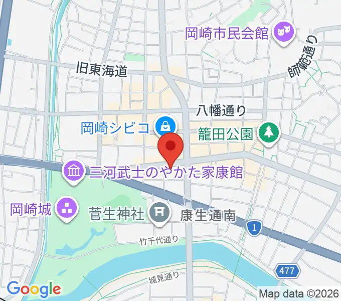 ひかりのラウンジの地図