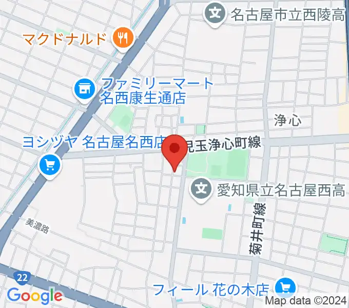 スタジオ・リリタの地図