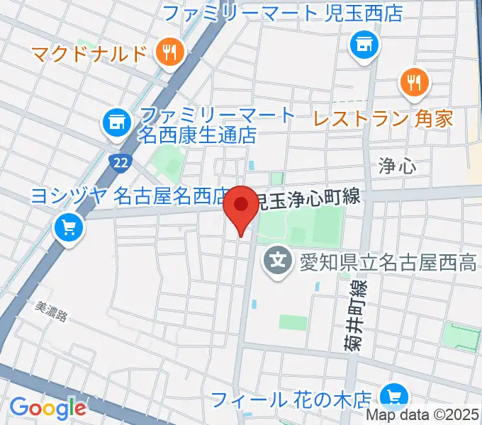 スタジオ・リリタの地図