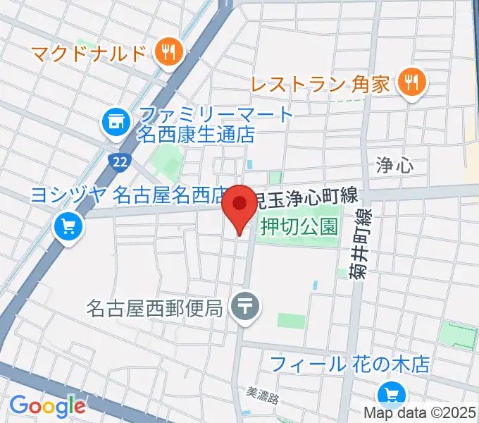 スタジオ・リリタの地図
