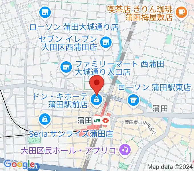 ガードアイランドスタジオ蒲田店の地図