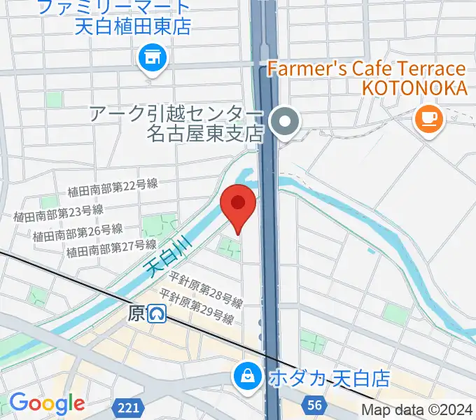 スタジオチャージの地図