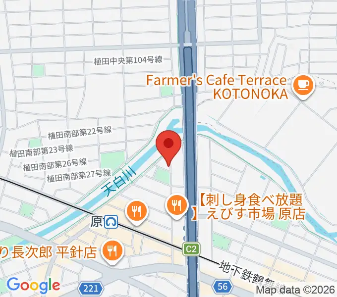 スタジオチャージの地図