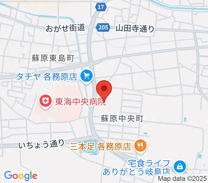プリニーの市民会館の地図