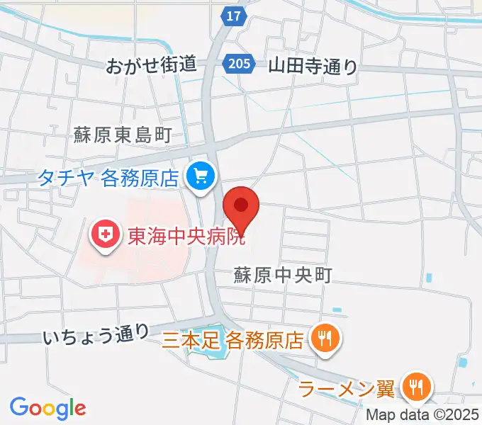 プリニーの市民会館の地図
