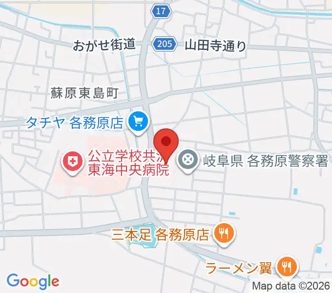 プリニーの市民会館の地図