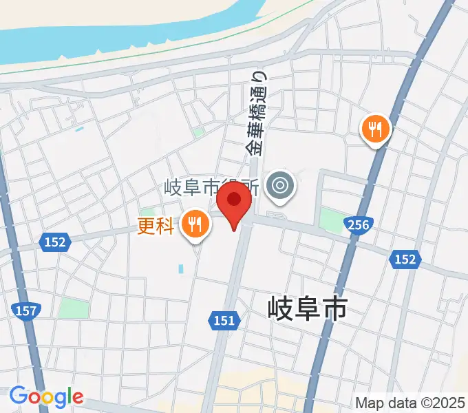 ぎふしんフォーラムの地図