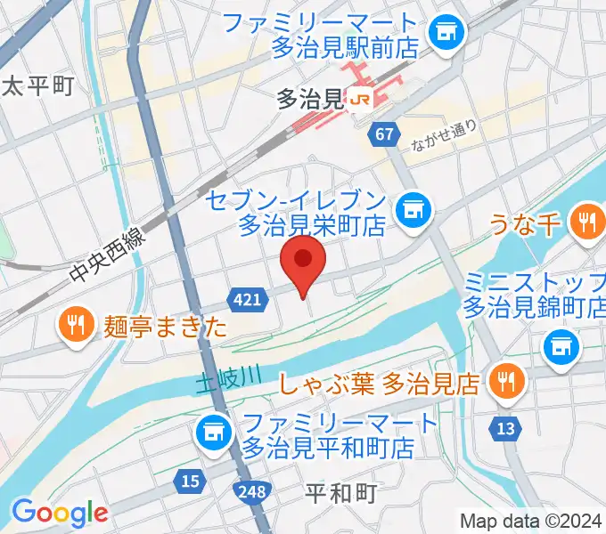 アートスペース ホリエの地図