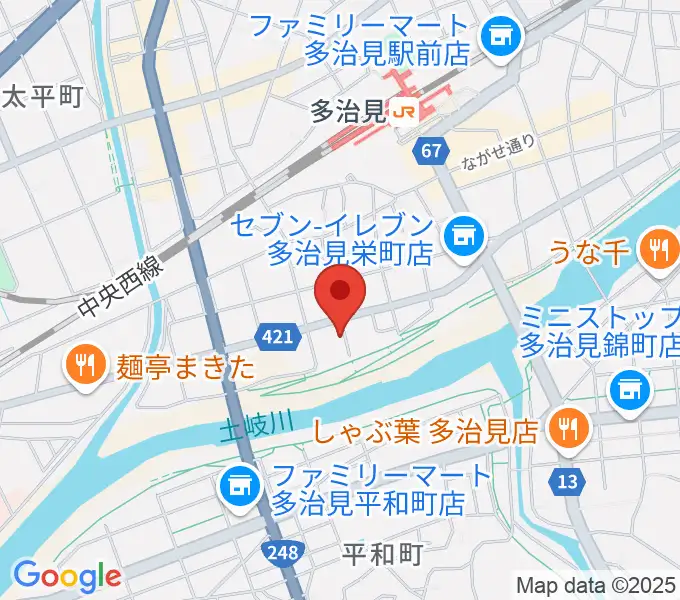 アートスペース ホリエの地図