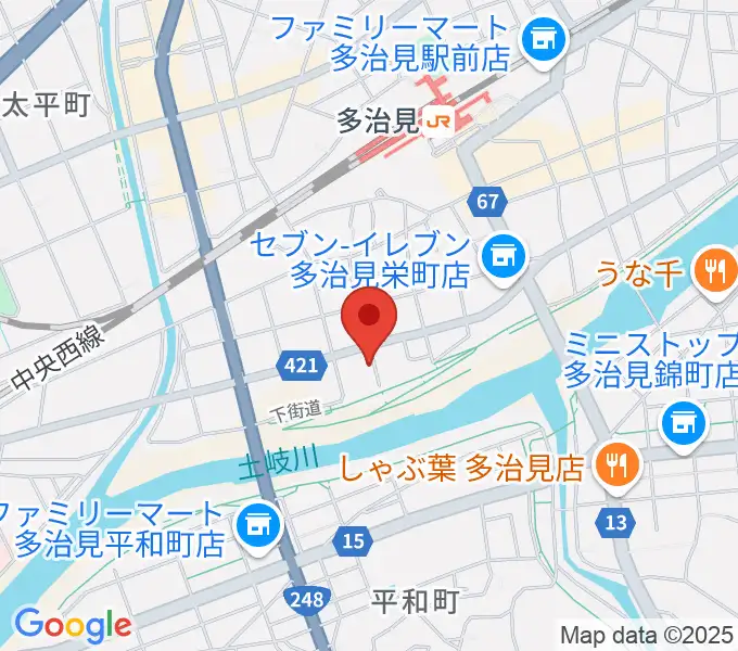 アートスペース ホリエの地図