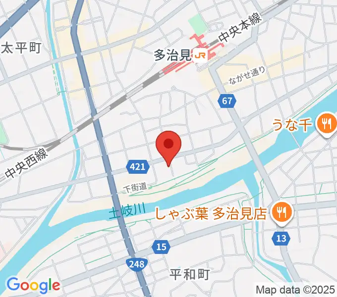 アートスペース ホリエの地図