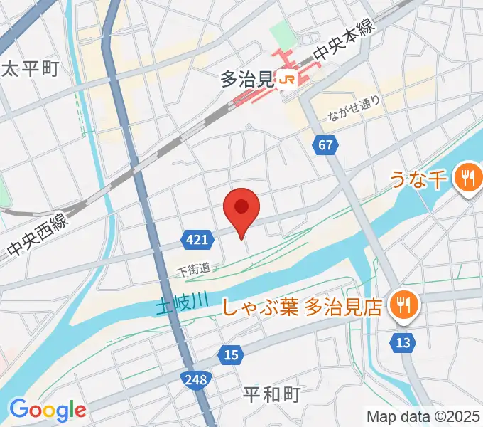アートスペース ホリエの地図