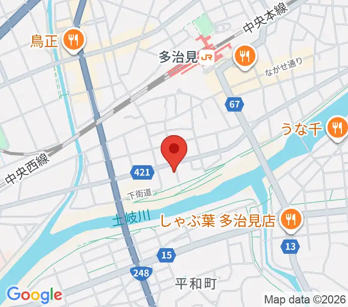 アートスペース ホリエの地図