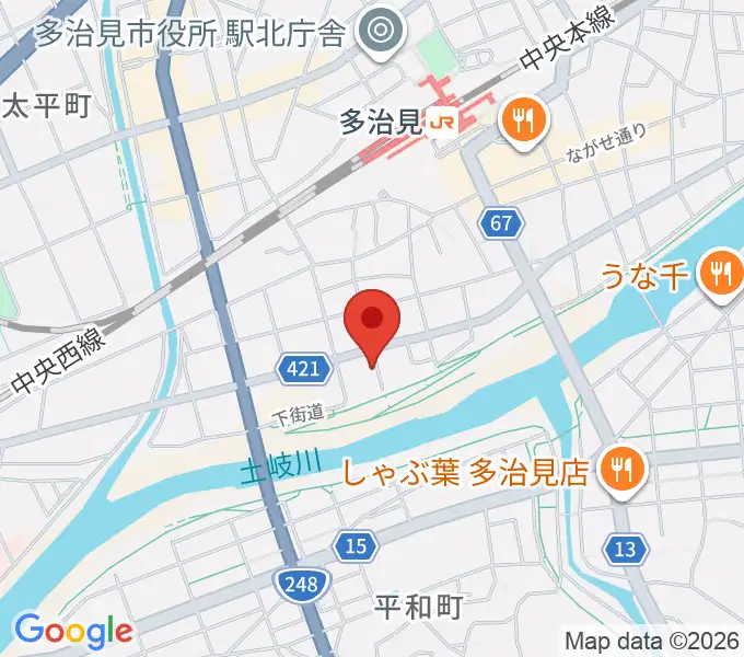 アートスペース ホリエの地図