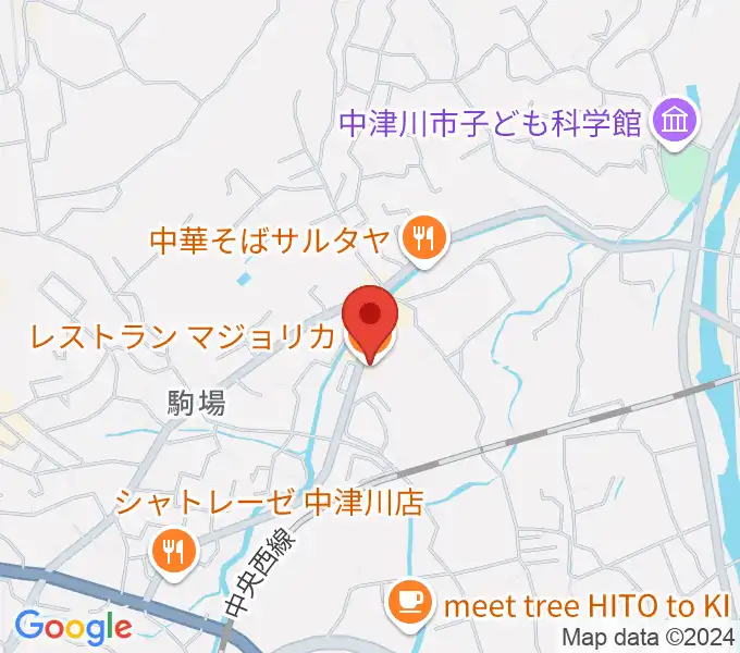 マジョリカ・バンブーの地図