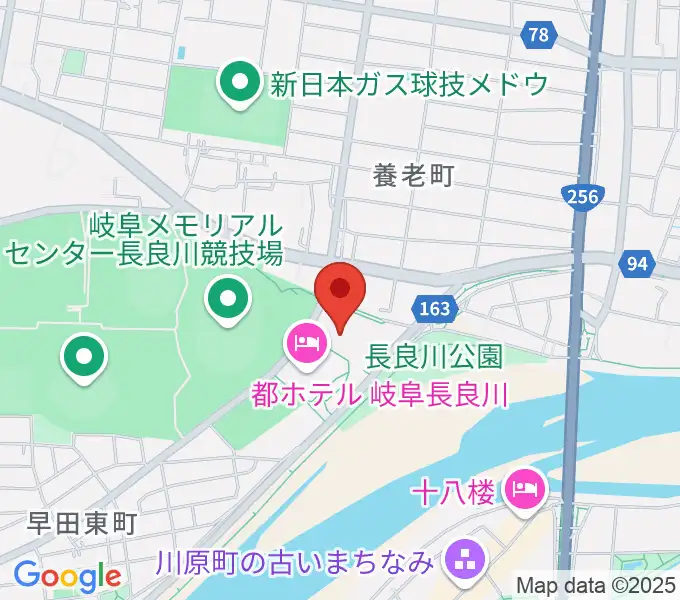 長良川国際会議場の地図