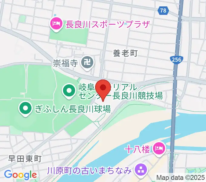長良川国際会議場の地図