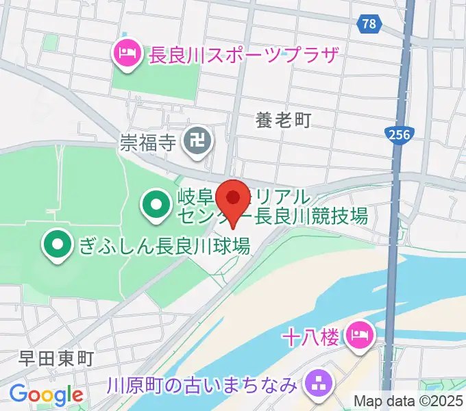 長良川国際会議場の地図