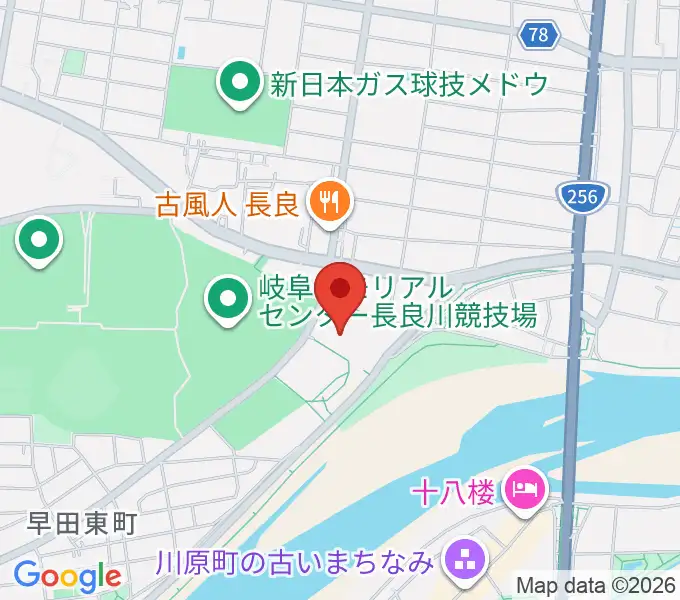 長良川国際会議場の地図