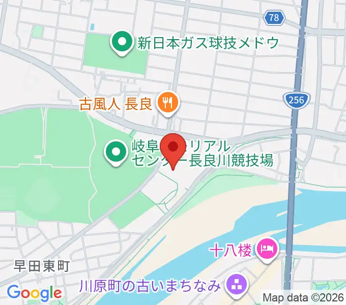 長良川国際会議場の地図