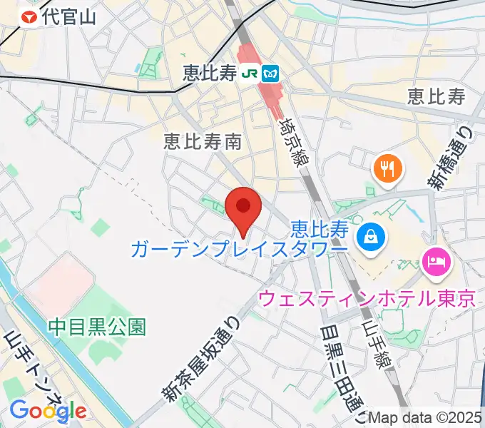ATOゴスペル教室 恵比寿本校の地図