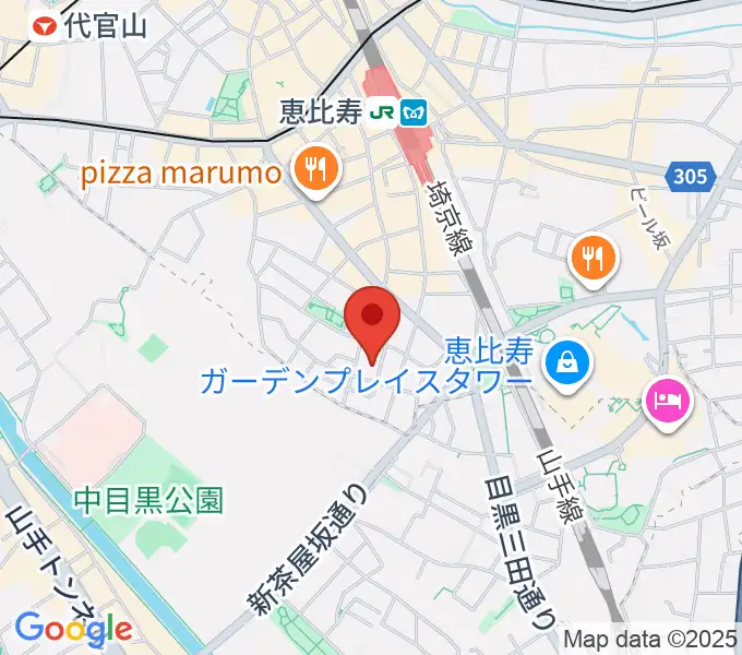 ATOゴスペル教室 恵比寿本校の地図