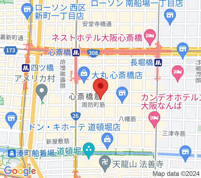大阪MUSEの場所