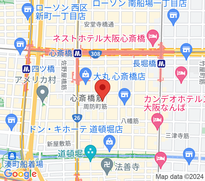 大阪MUSEの場所